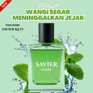 Savier Elixir Parfum Pria Tahan Lama Aroma Segar Dan Manis Kualitas Full Bibit dan Extrait De Parfum