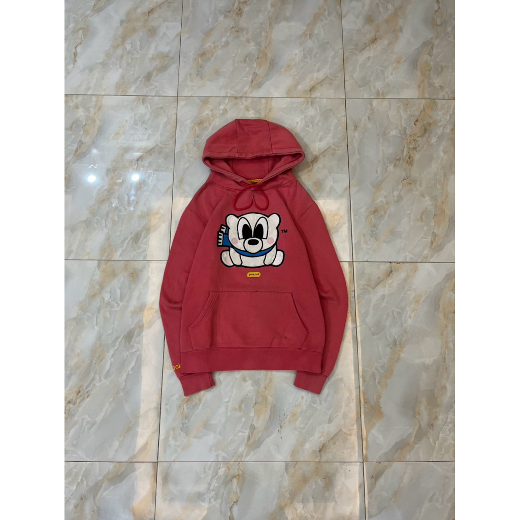 Hoodie Pancoat Polar bear pink