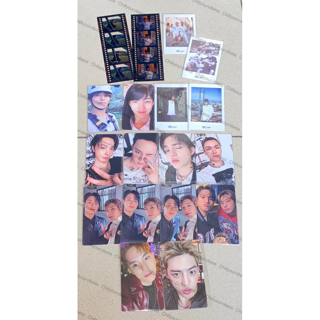 Photocard official seventeen nana tour minwon scoups mingyu jun dk seungkwan