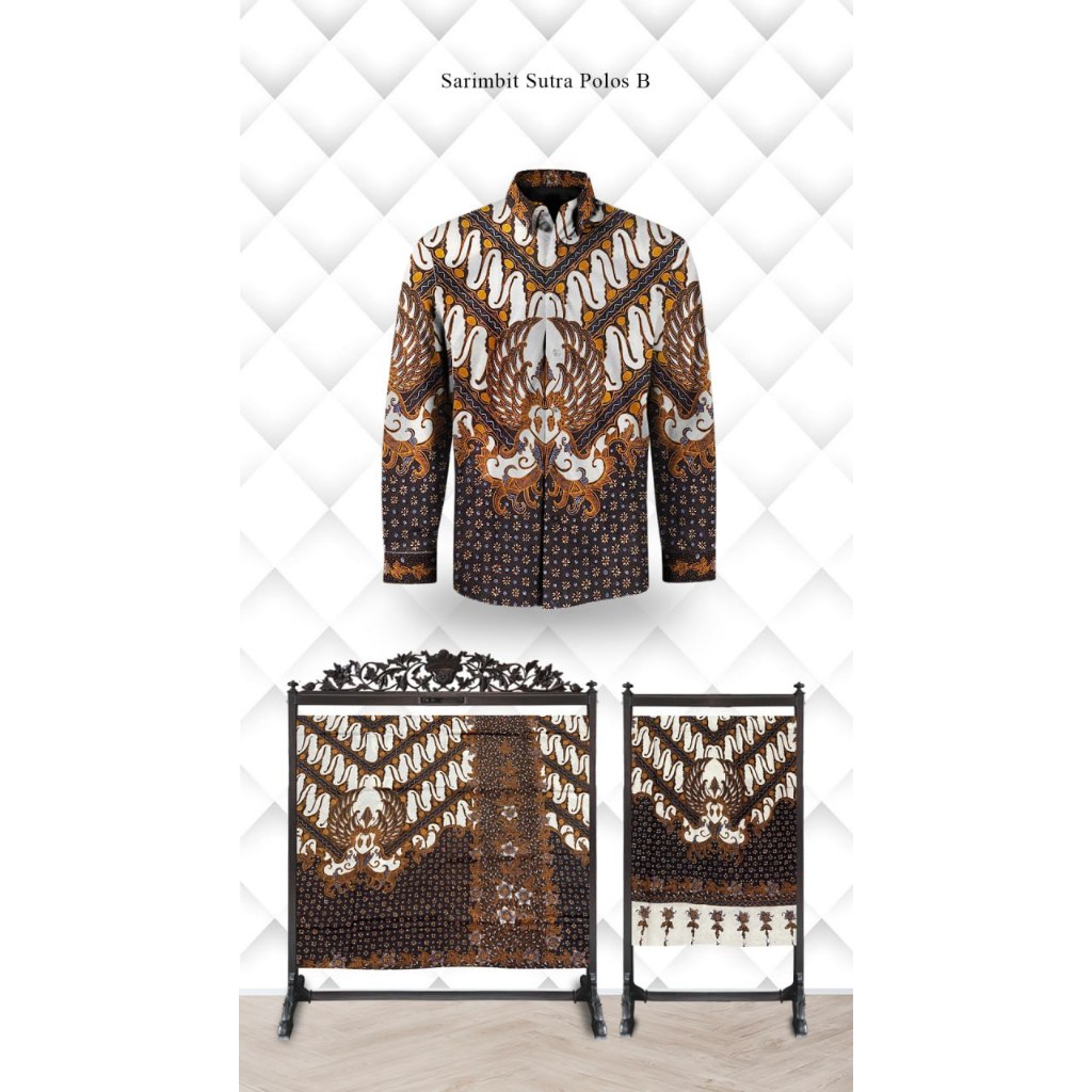 Kain Sarimbit Batik Kemeja Pria Sarung Selendang Batik Tulis Atbm Sutera Baron limited Edition