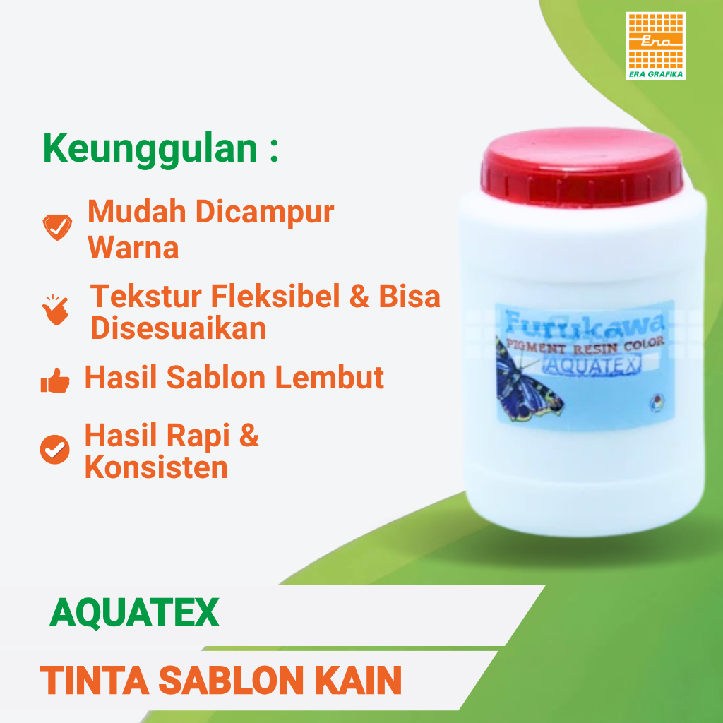 TINTA SABLON KAIN | TINTA SABLON KAOS | AQUATEX
