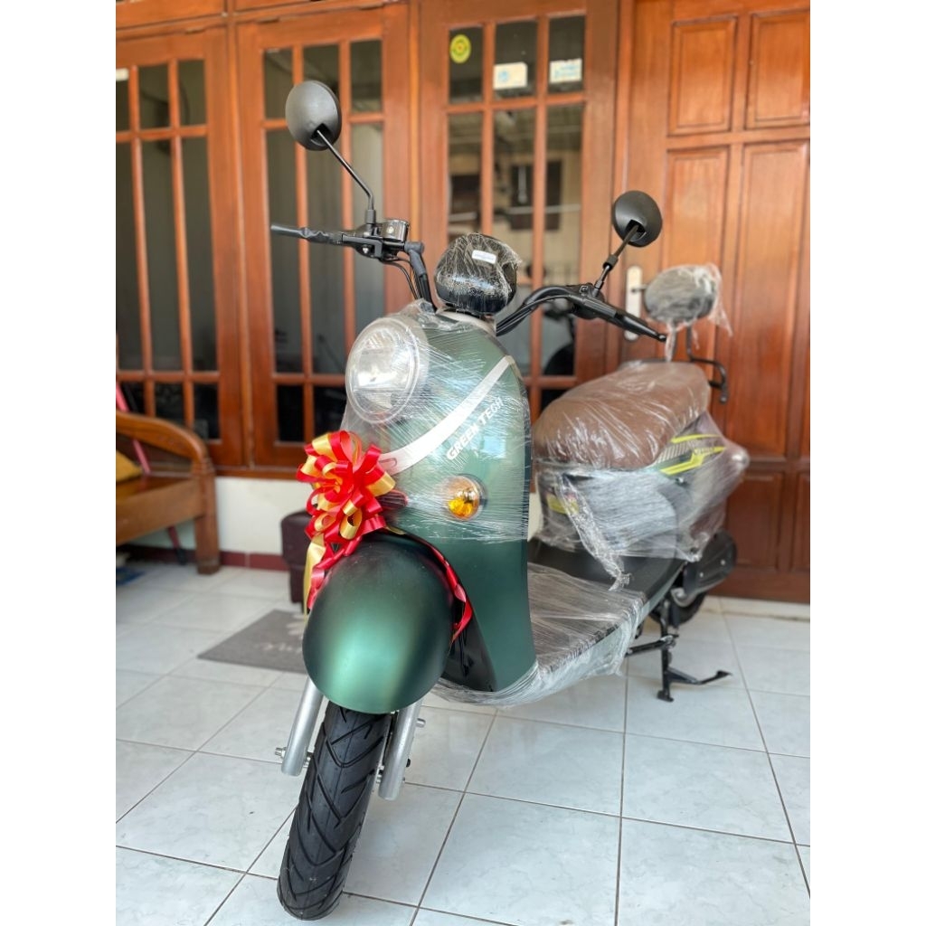 MOTOR LISTRIK UNITY CLASSIC GREENTECH HIJAU BISA NEGO