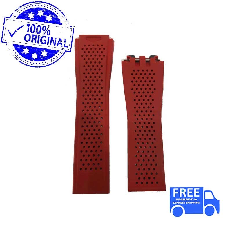 Strap Rubber Original Tag Heuer Carrera Merah FT6071
