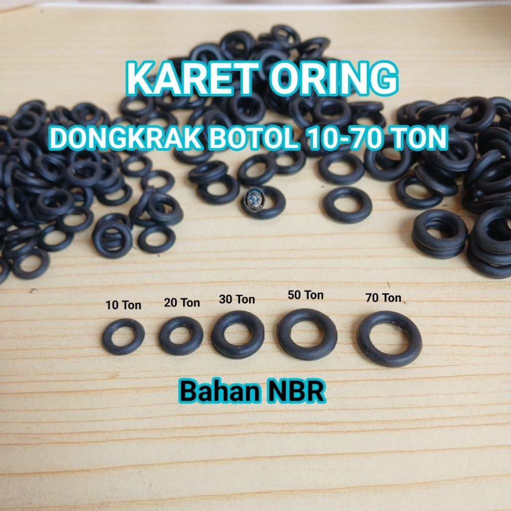 Karet Oring Dongkrak Botol | Oring Seal Pompa Ongkrak Botol | Oring Dongkrak Botol 10 - 70 Ton