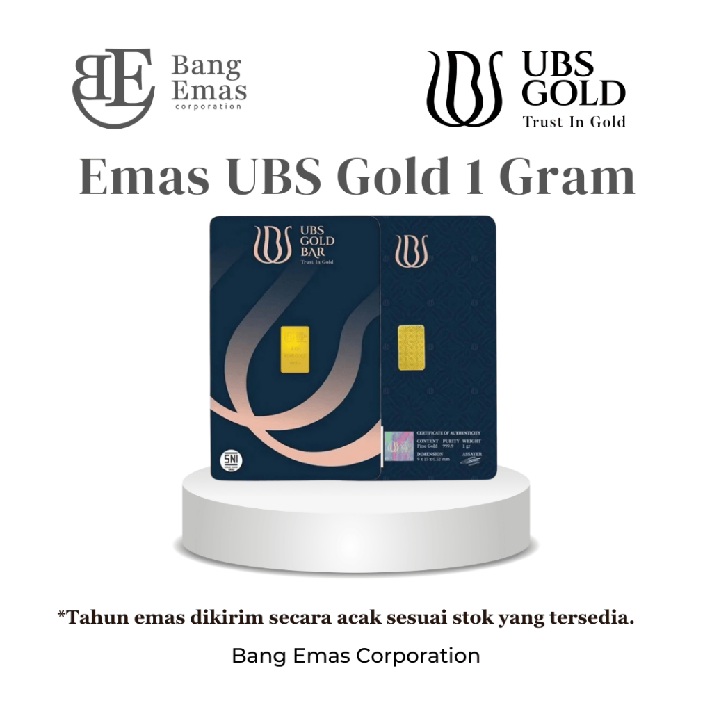 Emas UBS 1 Gram - Bang Emas | Logam Mulia
