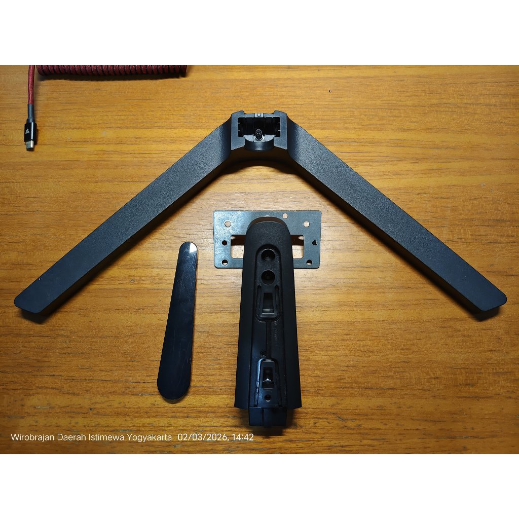 Stand Kaki Monitor Koorui 24E4 Gaming LED Dudukan Spare Part