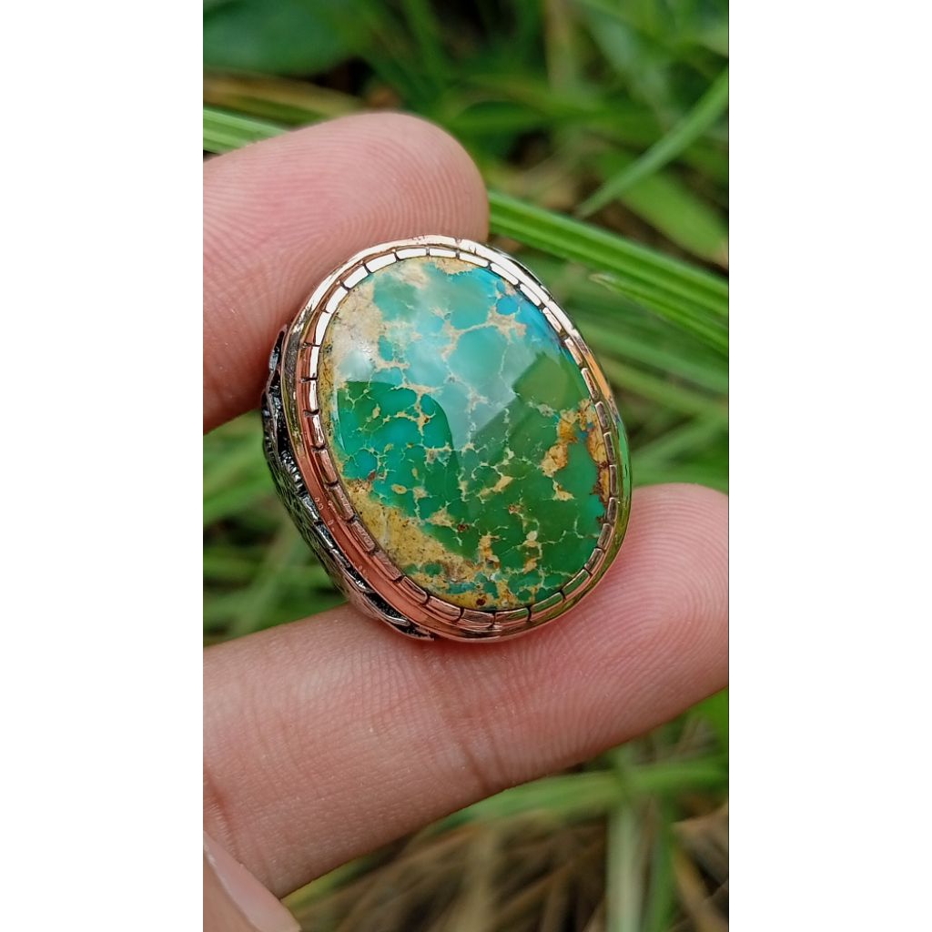 Natural pirus Persia ijo kedondong urat emas