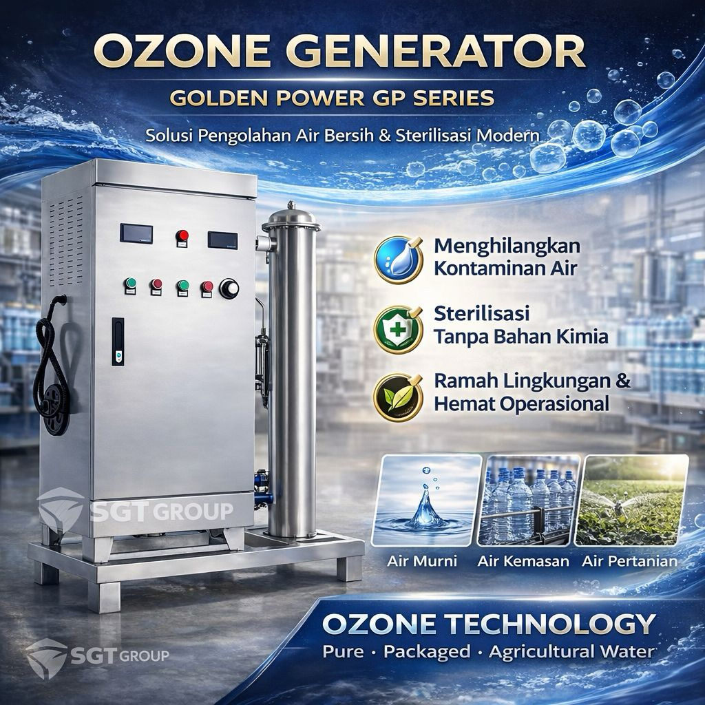 OZONE GENERATOR Industrial Water Treatment System | Mesin Ozon Pengolahan Air Minum, Air Kemasan & P