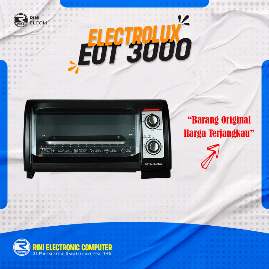 Oven Electrolux EOT 3000 EOT3000 Oven Listrik