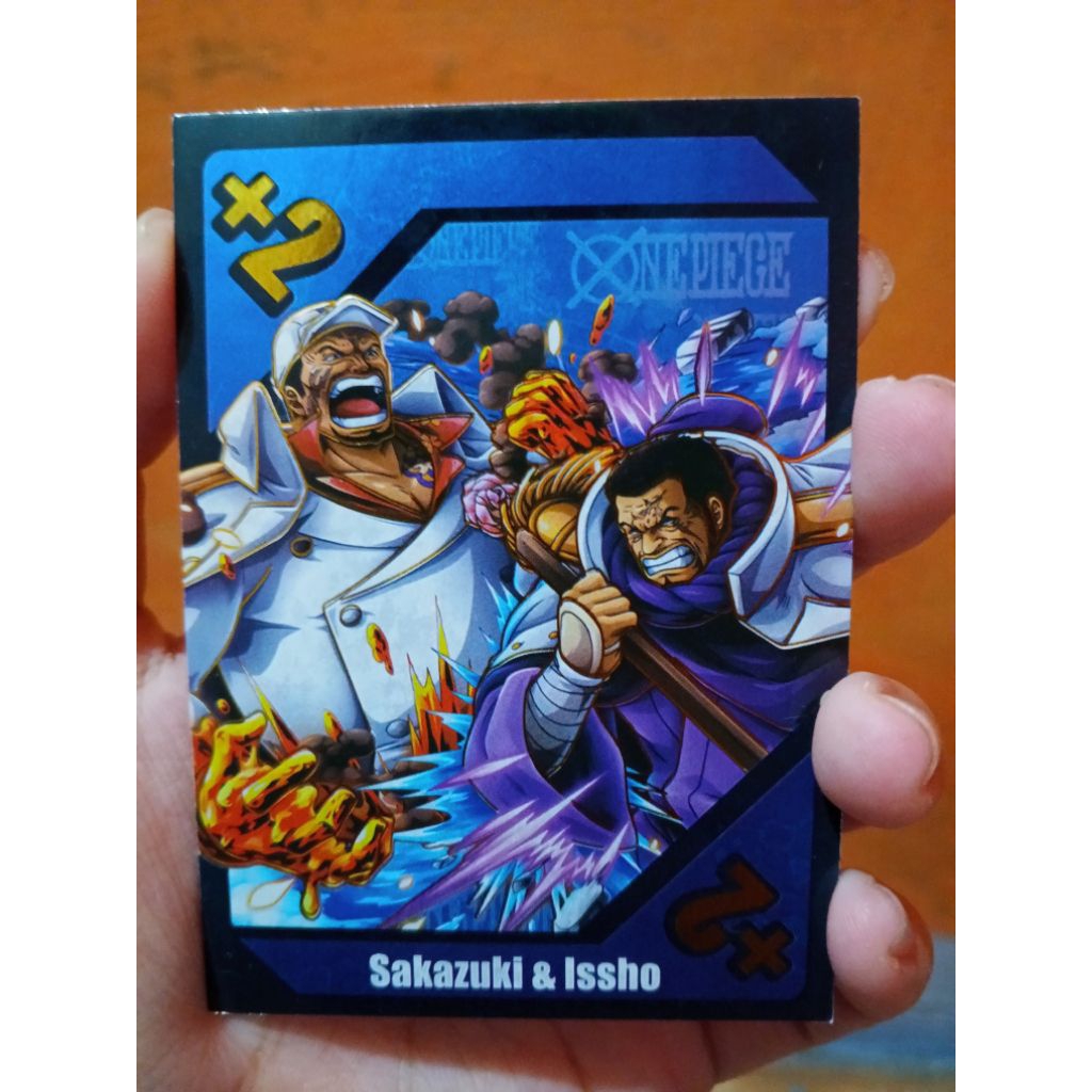 KARTU ONE PIECE Sakazuki & Issho