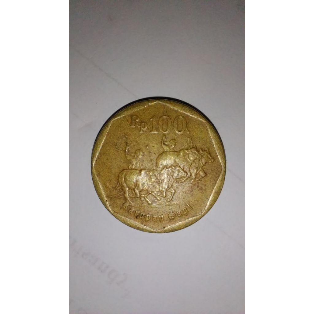 Uang Koin Rp. 100 (100 Perak)