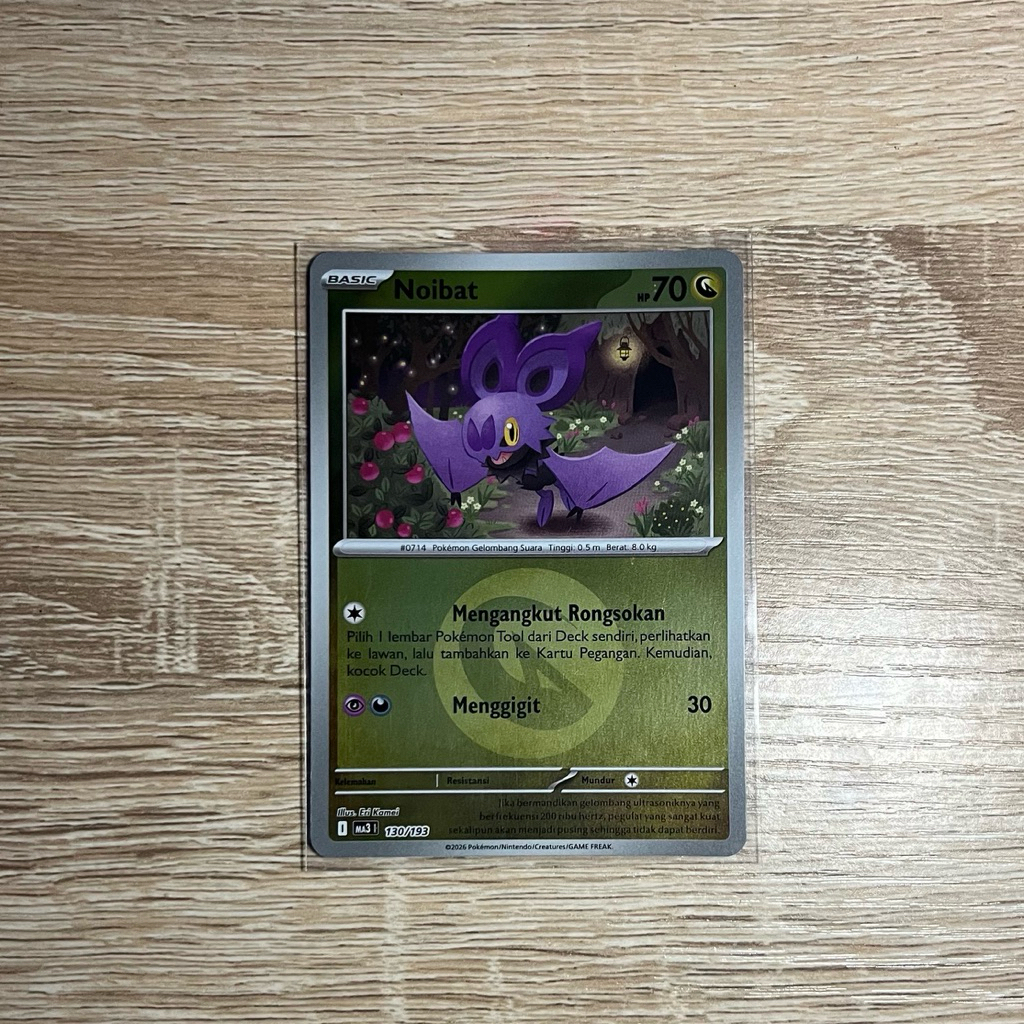 Noibat Pokeball Foil Pokemon Mega Evolusi Impian