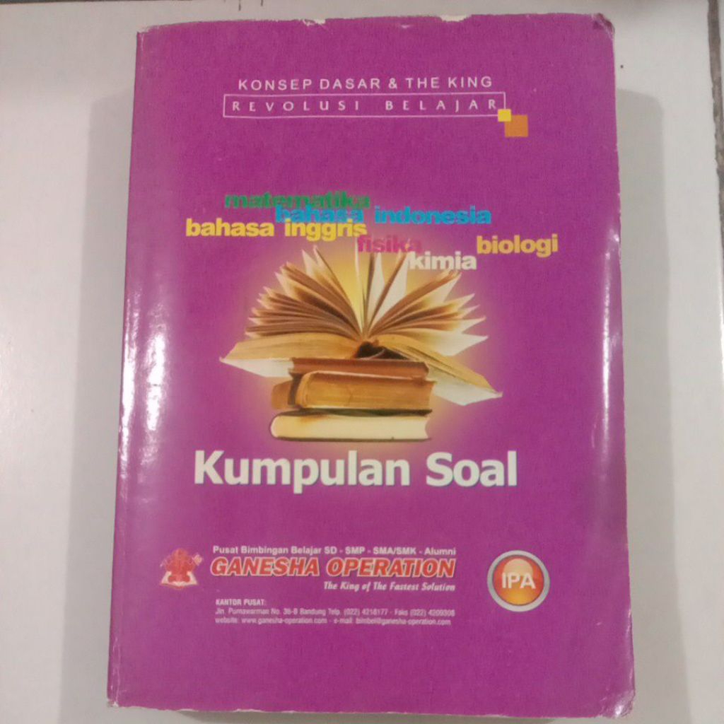 Revolusi Belajar Koding Konsep Dasar & The King Kumpulan Soal IPA ( Original ) - Ganesha Operation