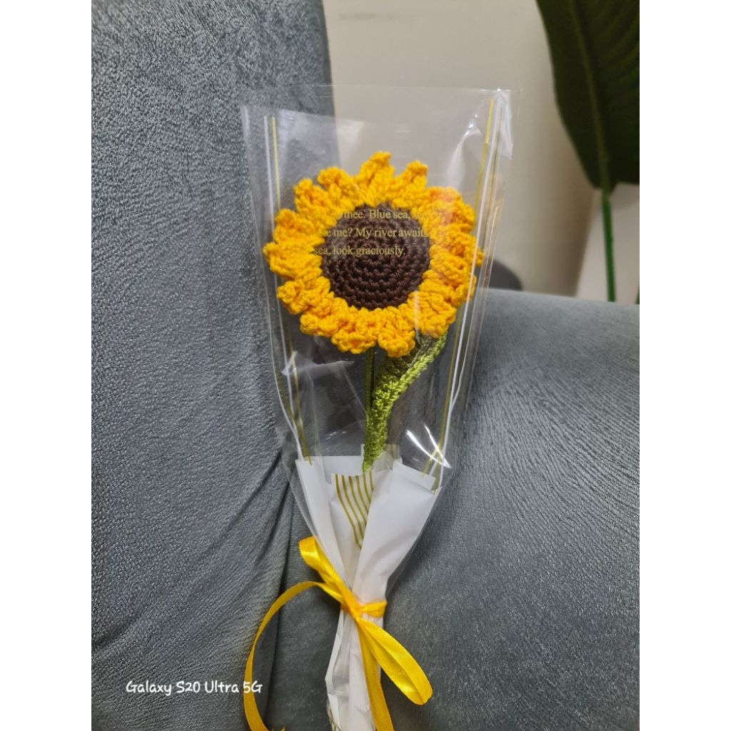Sun Flower Crochet (bunga matahari rajut)