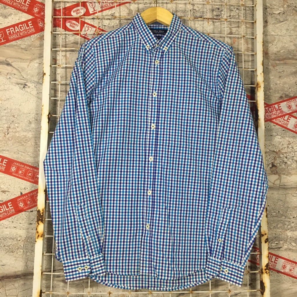 Kemeja Zara Man Original Second Brand Preloved Size M . 05920