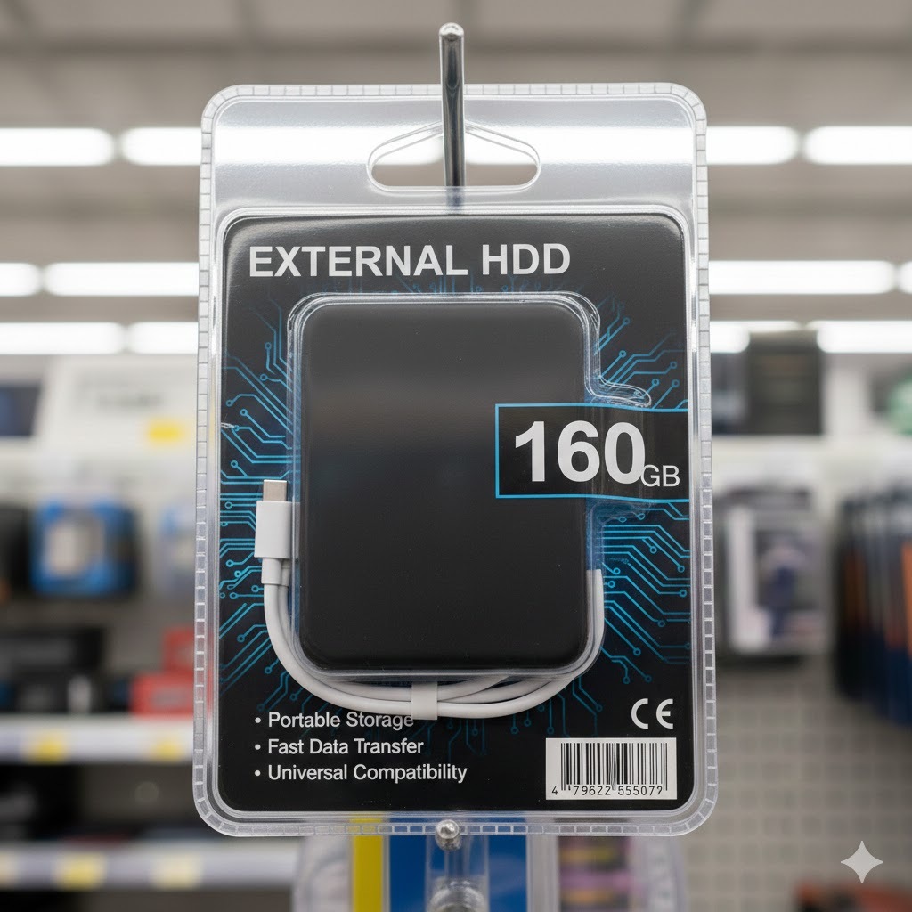 HARDDISK EKSTERNAL 160 GB ISI GAME PS3/PS4 HEN