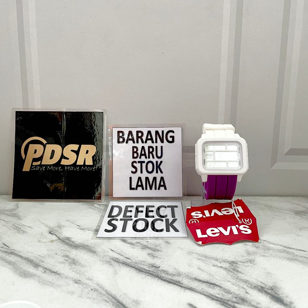 JAM TANGAN LEVIS LTI0101 WHITE UNIT ONLY ORIGINAL RESMI (DEFECT STOCK)