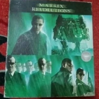 VCD Original Matrix Revolution Keanu Reeves Teks Indonesia