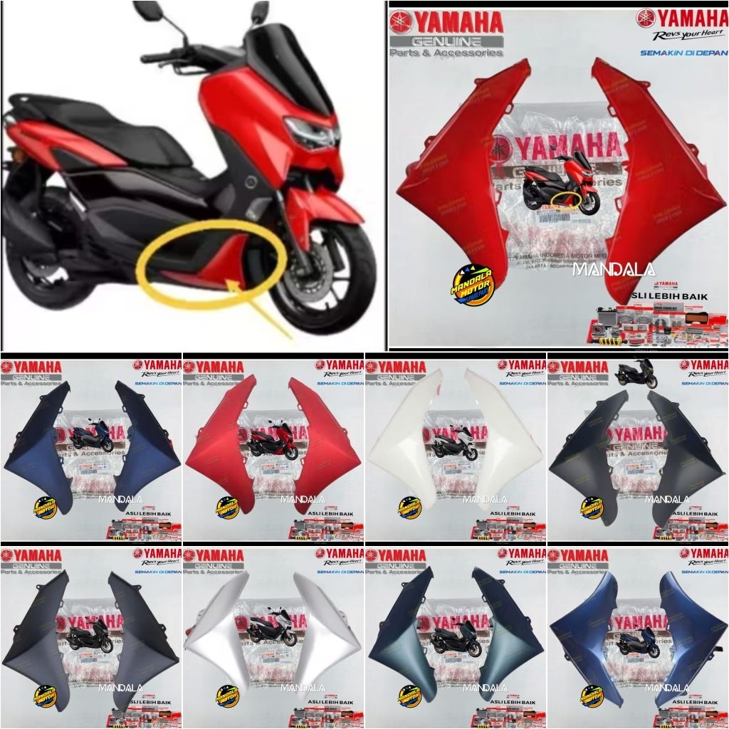 MOLE SAYAP BAWAH  Pijakan Kaki NEW NMAX 155 N MAX 2020 2024 kanan kiri B6H-F171L-00 B6H-F171M-00 Ori