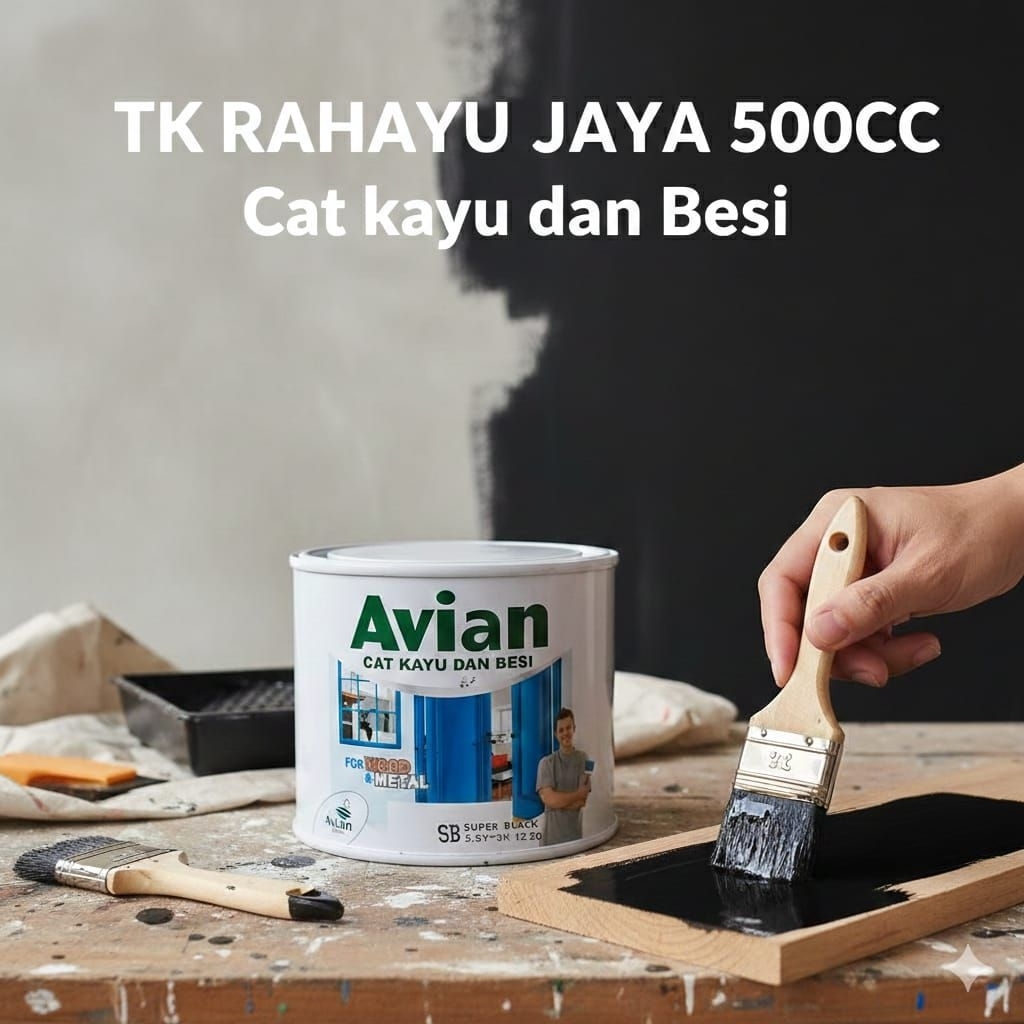 AVIAN Synthetic Cat Minyak Kayu & Besi Mengkilap 500cc – Avian Brands