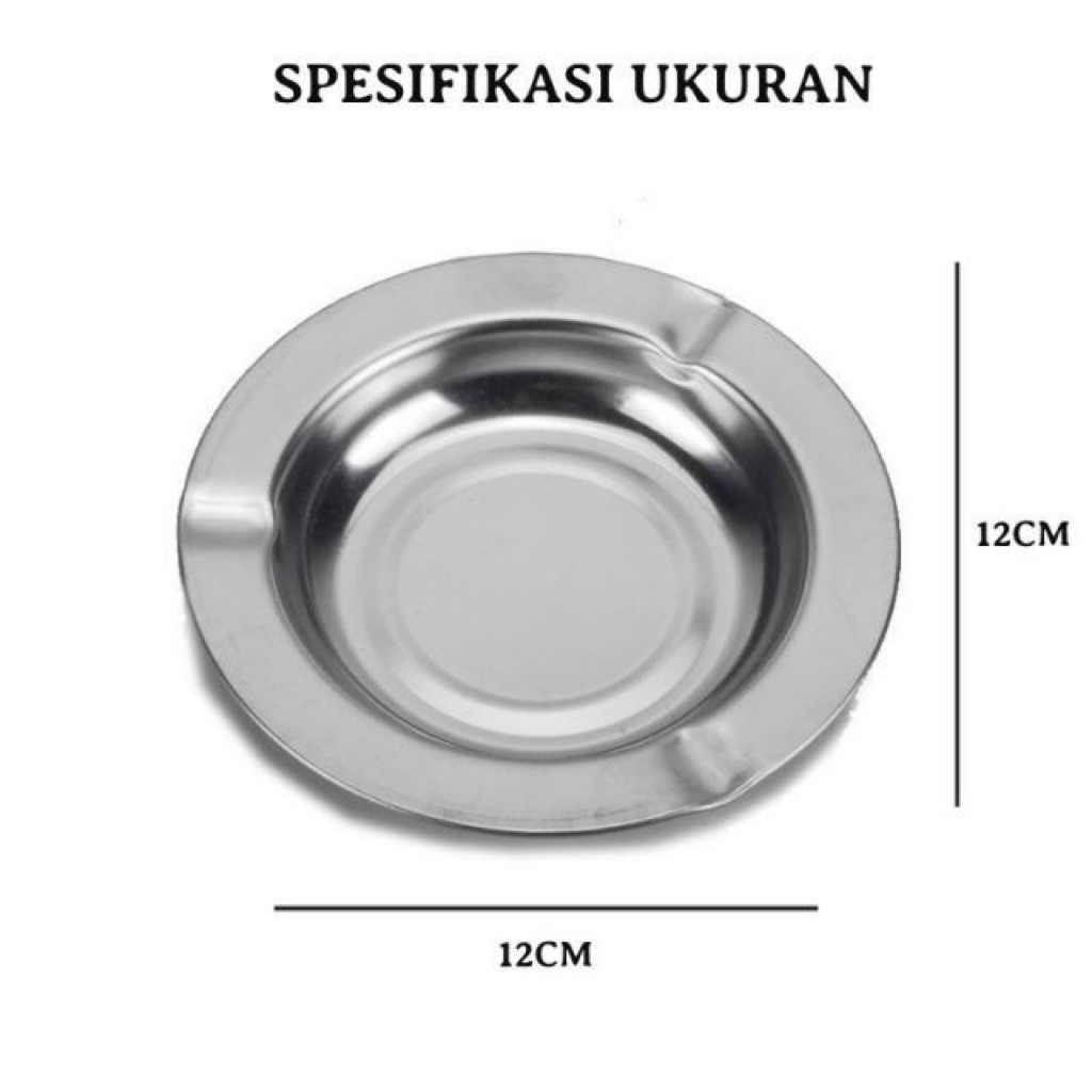 Asbak Stainless Steel