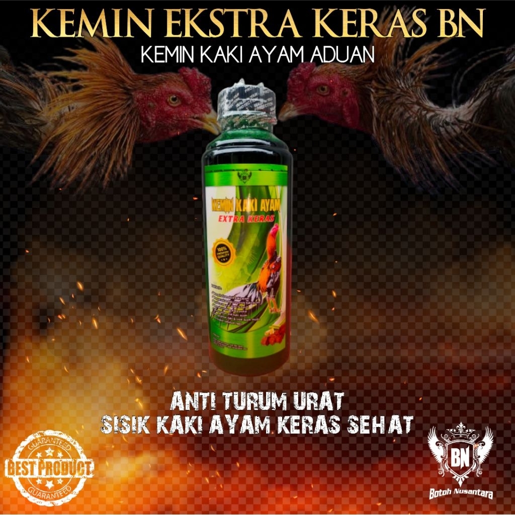 Kemin Kaki Ayam Extra Keras Original 250ml | Perawatan Sisik & Otot Kaki Ayam Aduan