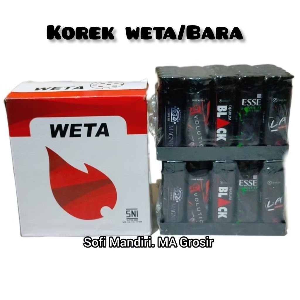 (50pcs) Korek Api Bara Weta Korek Bara
