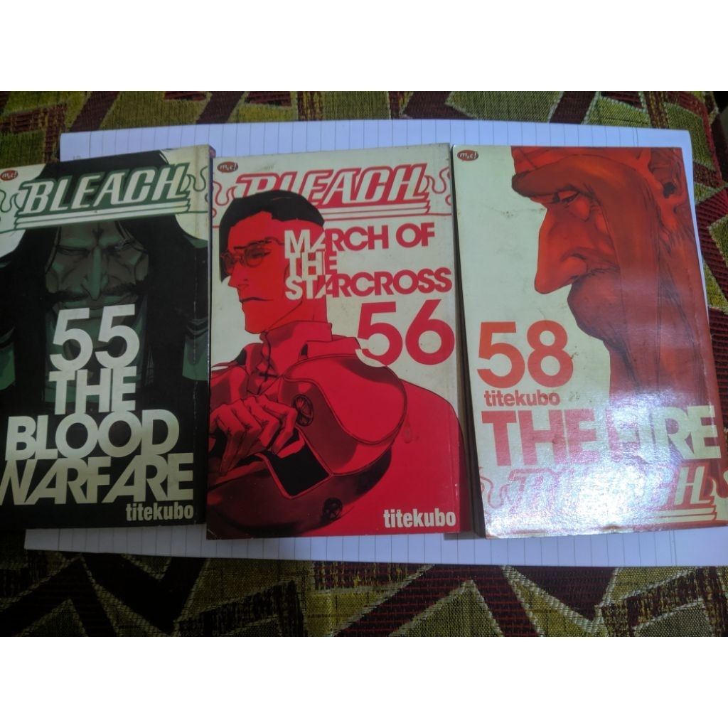 Bleach 55,56,58
