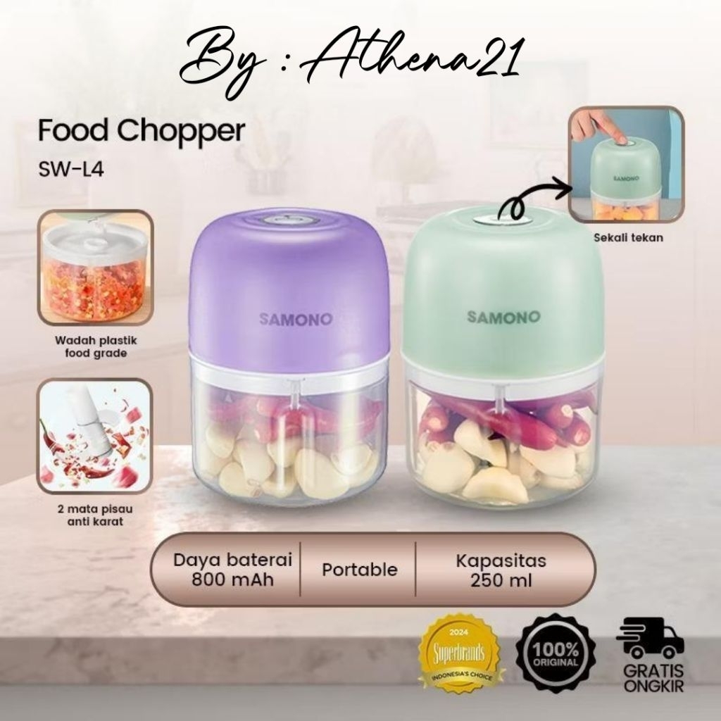 Samono Portable Mini Chopper 250 ml / Blender Mini