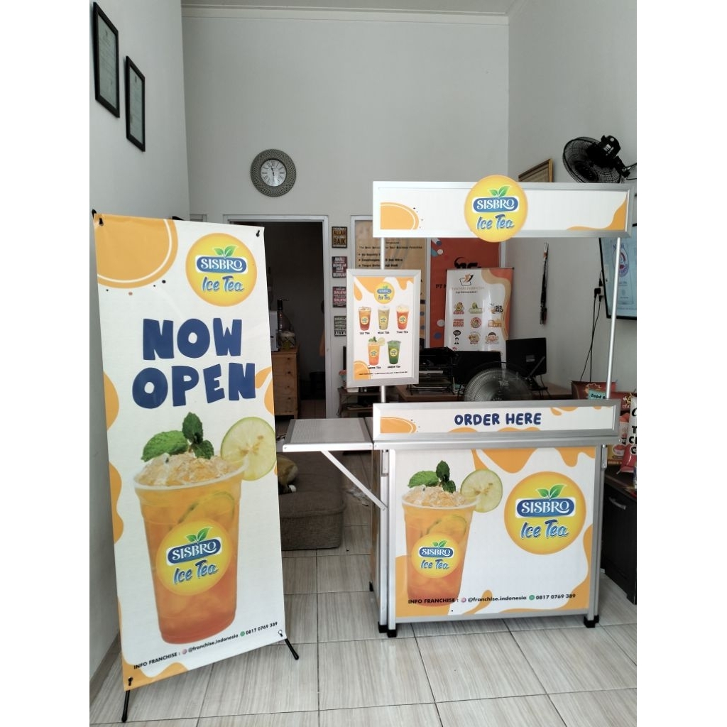 Paket Usaha Komplit Franchise SISBRO ICE TEA