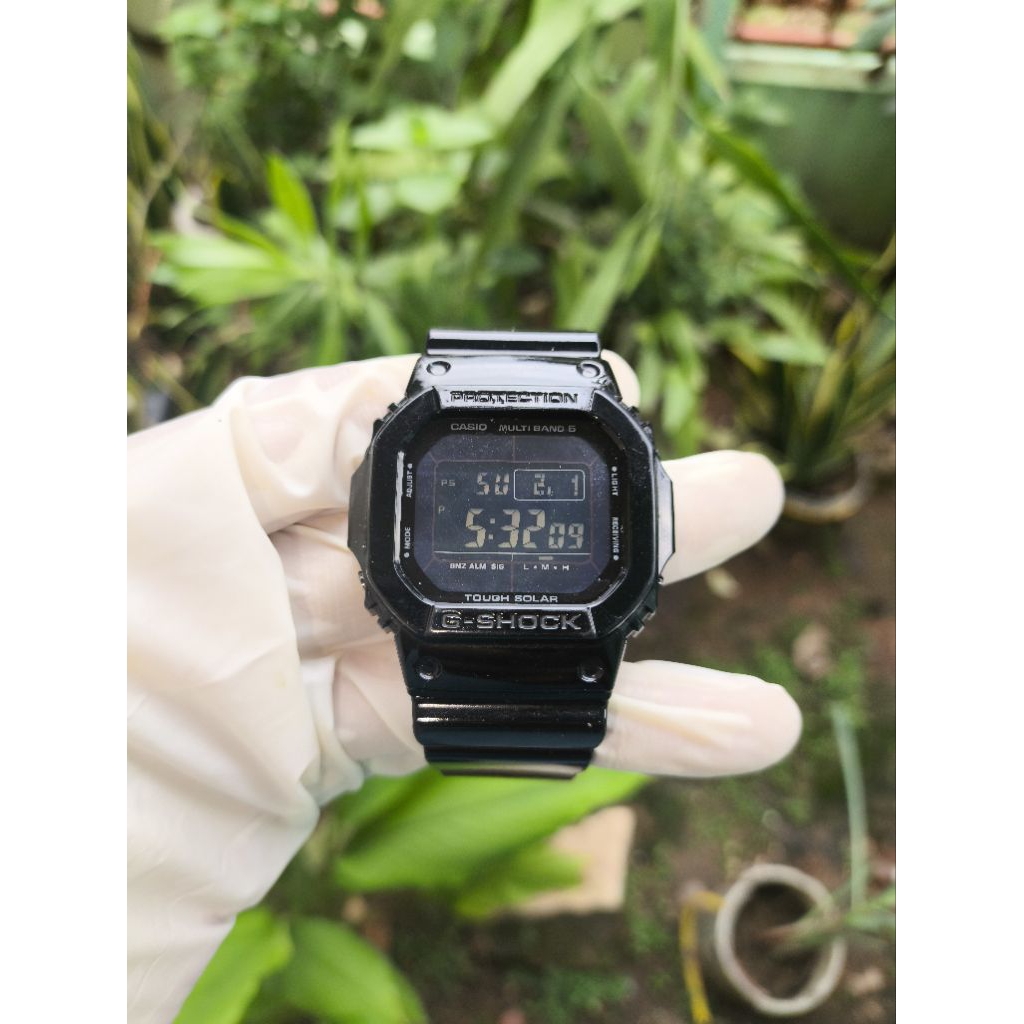 (Harga Net) Jam Tangan Casio G-Shock GW-M5610BB All Original Tough Solar (baterai masih solar) Multi