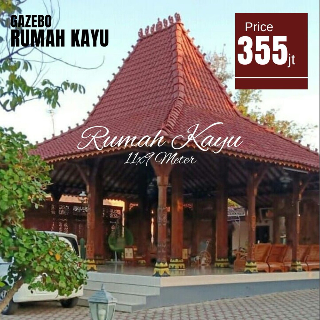 Pendopo Rumah Joglo Kayu Jati Tua