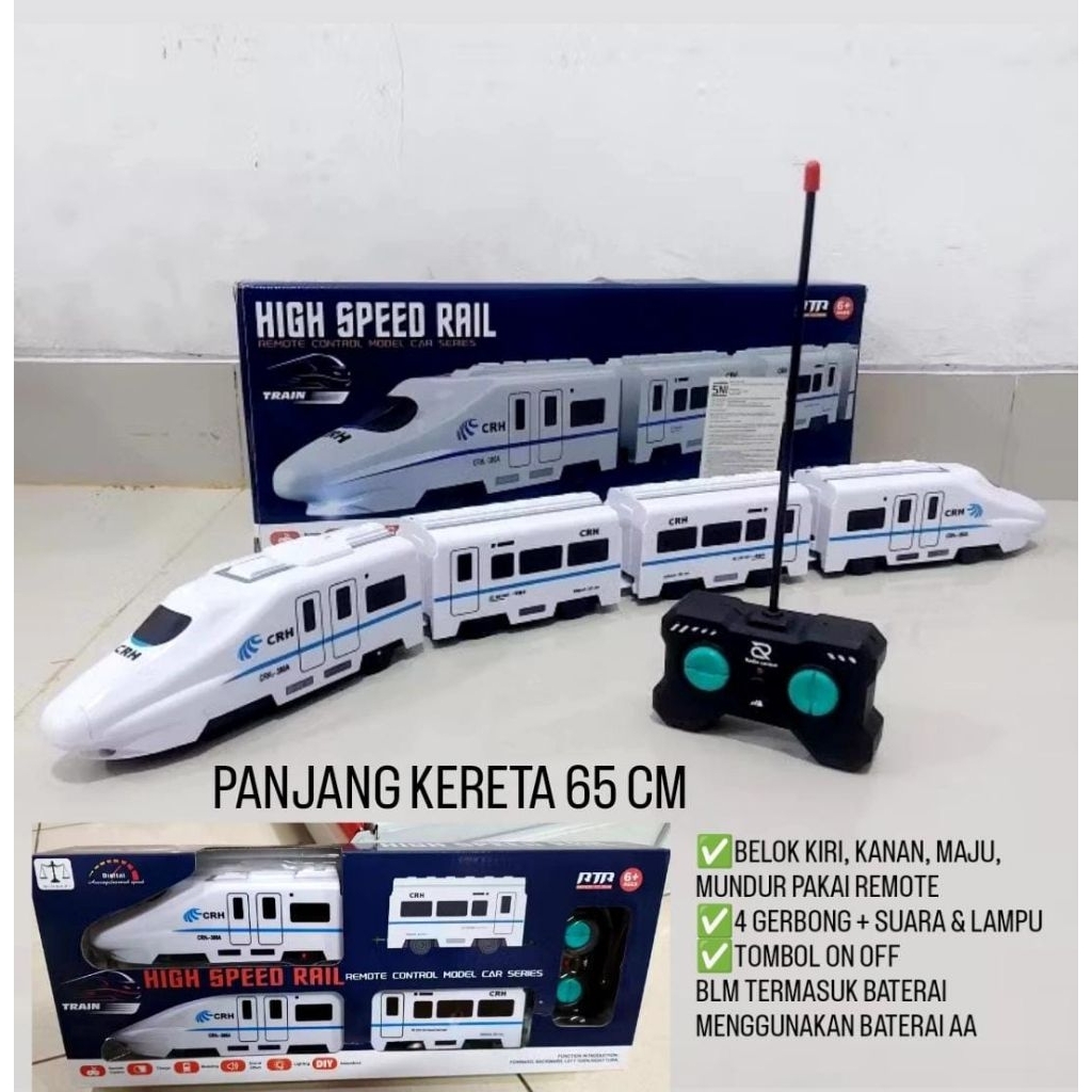 MAINAN REMOT KERETA API PREMIUM 65 CM REMOTE CONTROL / MAINAN KERETA API / MAINAN REMOT KONTROL