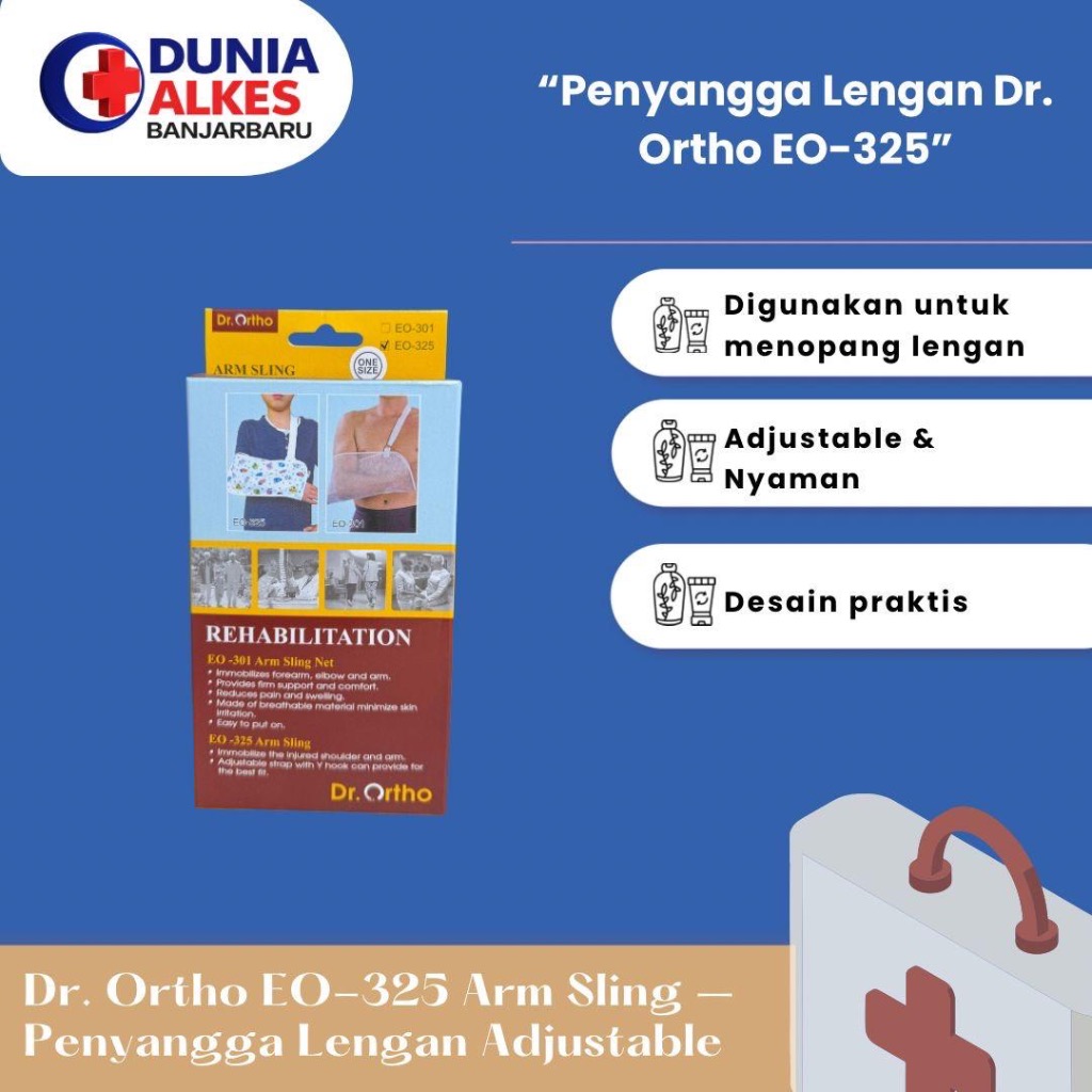 DR.ORTHO - Arm Sling Anak | Penyangga Tangan Anak