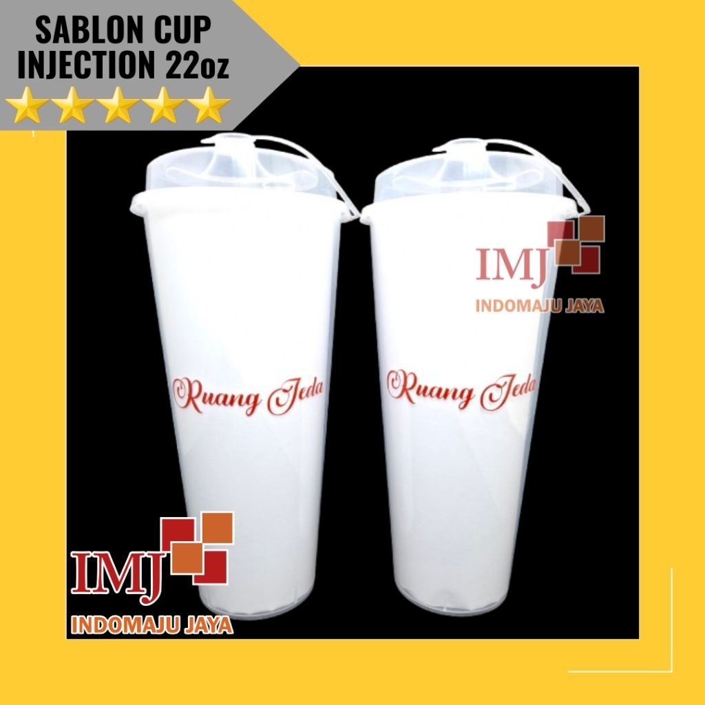 SABLON CUP PP INJECTION 22oz CUSTOM SABLON CUP INJECTION 22 oz CUSTOM DESAIN
