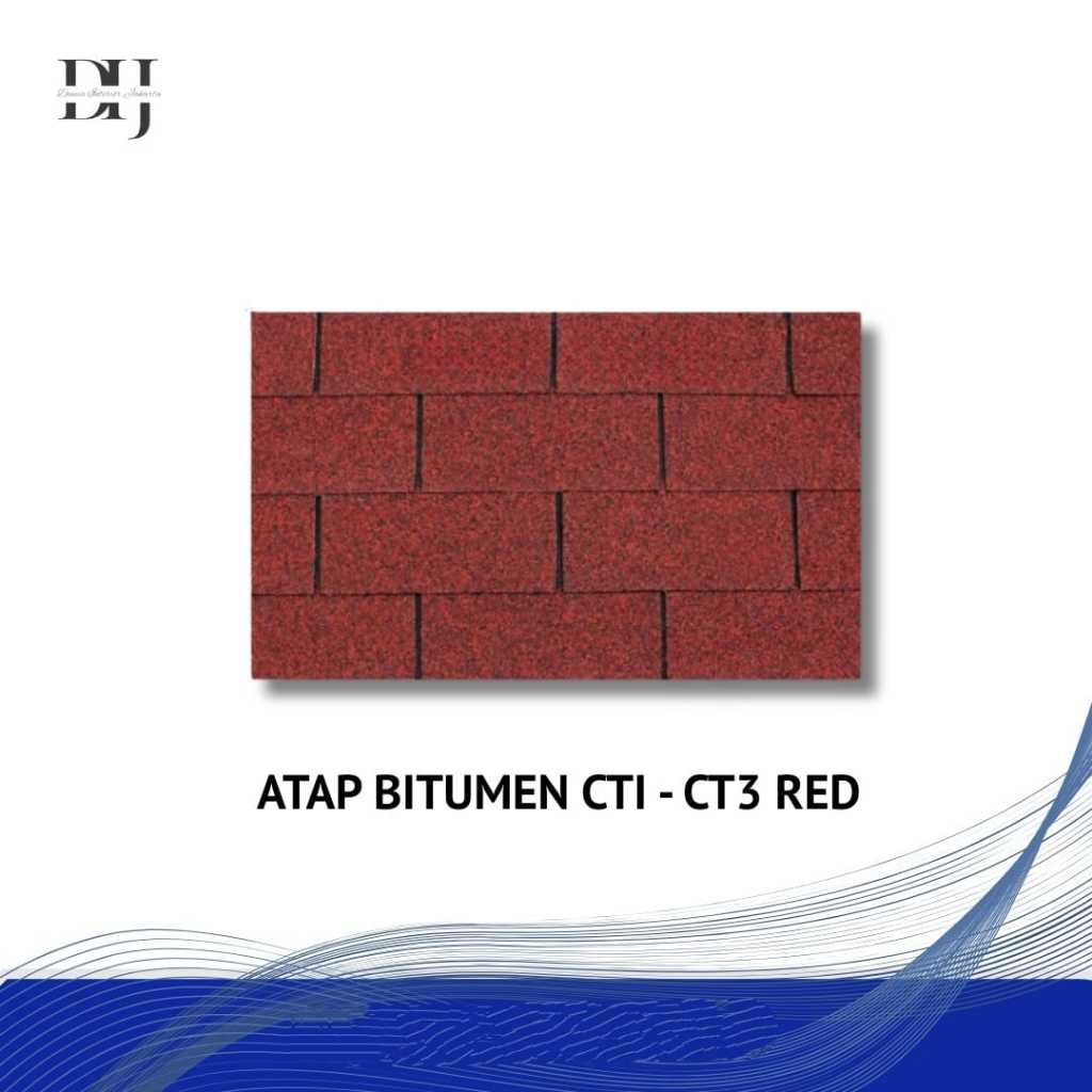 Atap Bitumen CTI - CT3 red