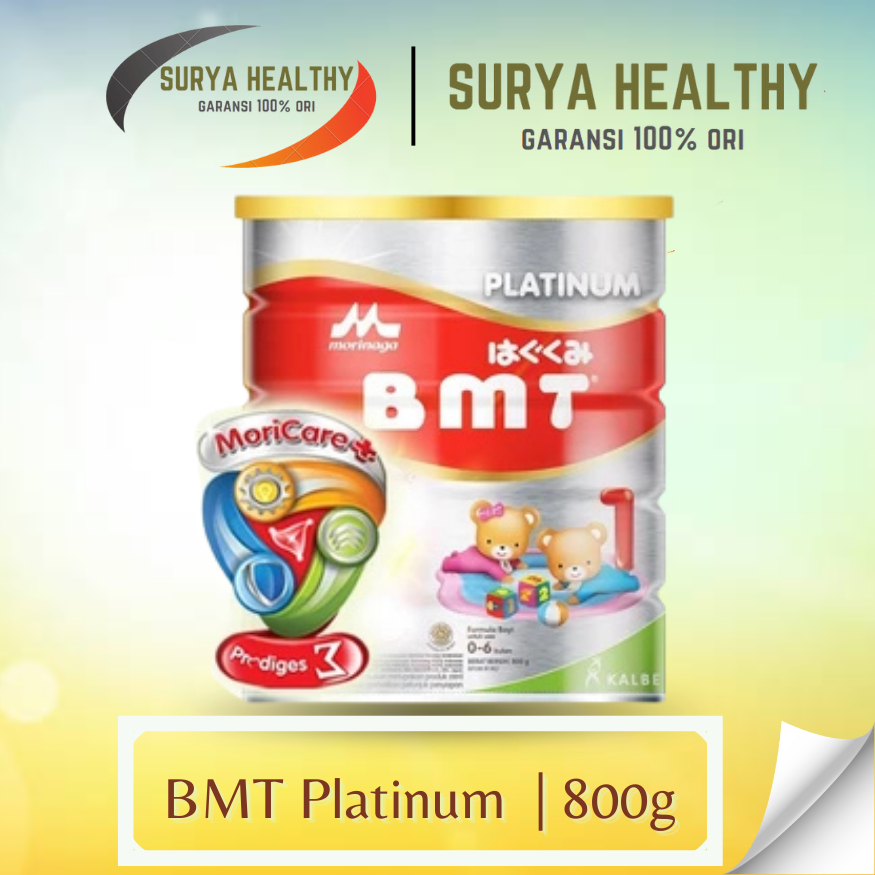 MORINAGA BMT PLATINUM SUSU FORMULA BAYI USIA 0-6 BULAN 800 GRAM