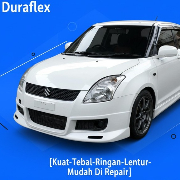 Aksesoris Bemper  Body Kit  Swift 2007 2008 2009 2010 2011 2012 Ongkir Hemat Grade A Kuat-Tebal-Lent
