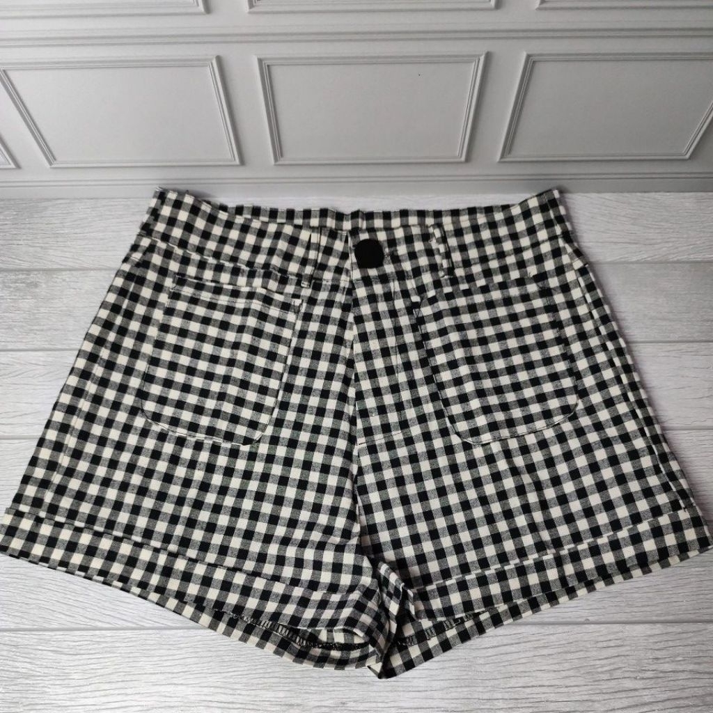 celana hw kotak kotak celana hw catur celana pendek kotak kotak hotpants kotak kotak