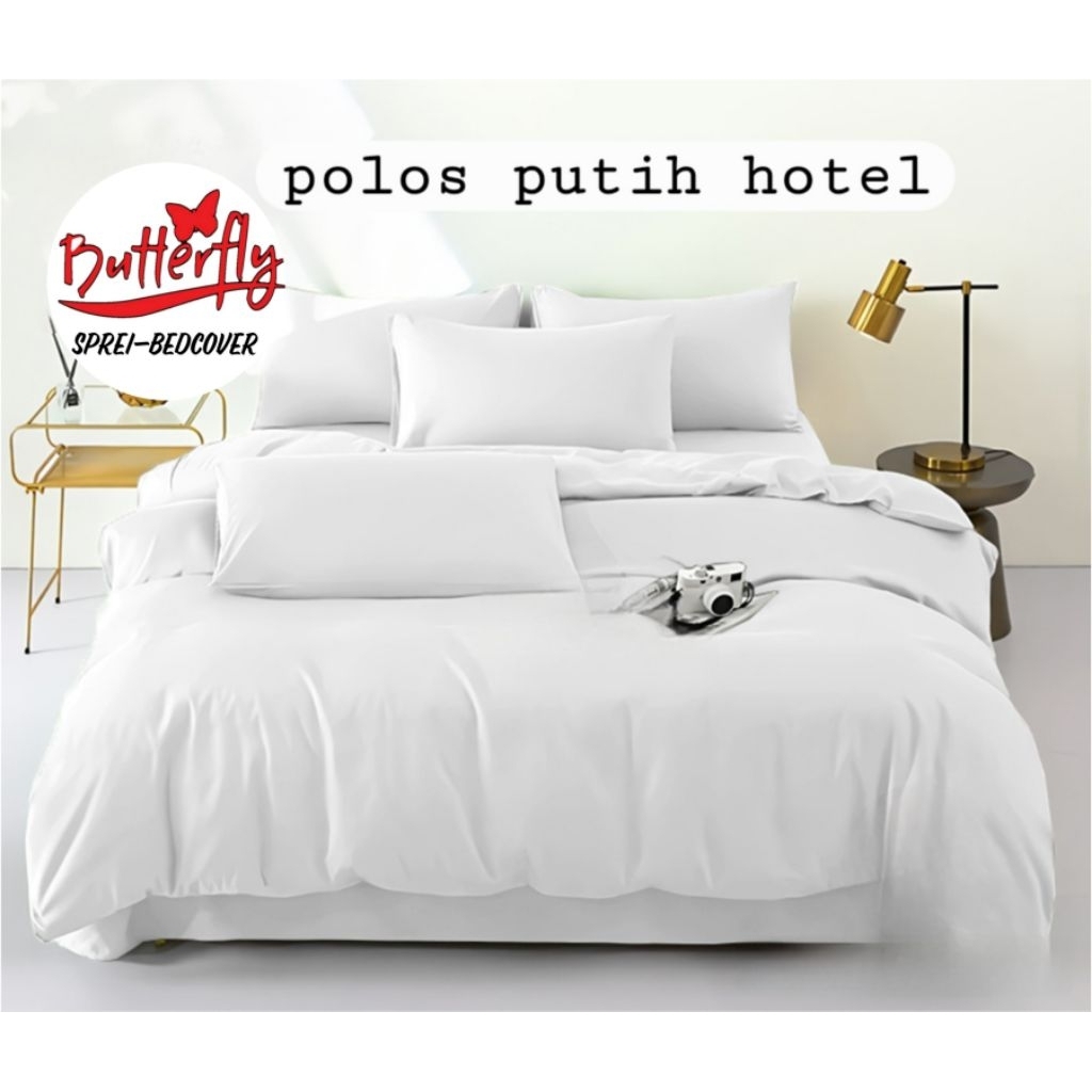 Sprei polos putih hotel