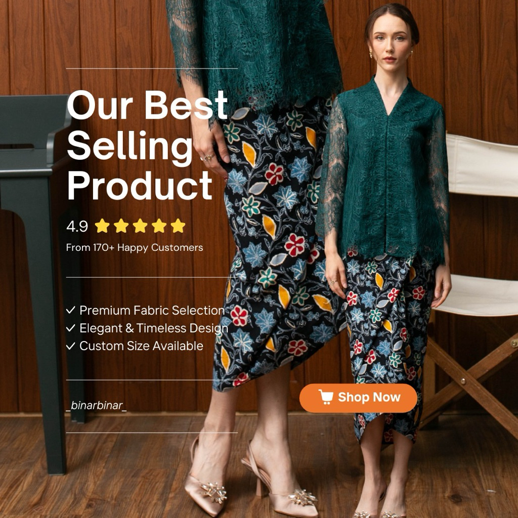 Kemala Batik Skirt - Rok Lilit Batik Modern