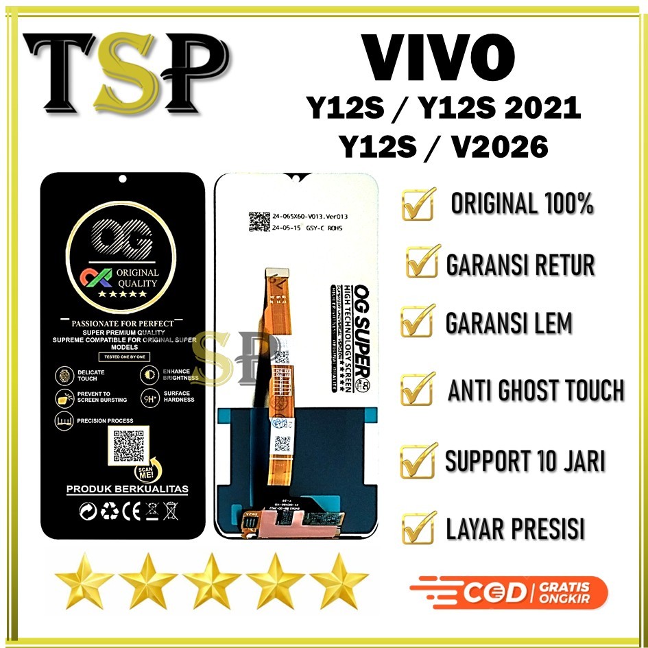 LCD TOUCHSCREEN Y12S / Y12S 2021 / Y12S / V2026 ORIGINAL 100% FULL SET COMPELETED