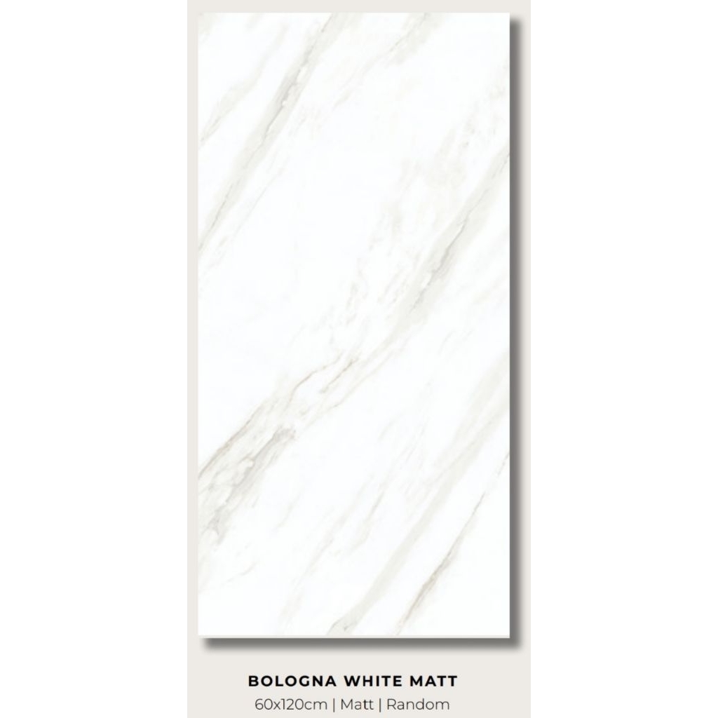 Granit Valentino Marble Bologna White Radiant Glow, Matt 60x120