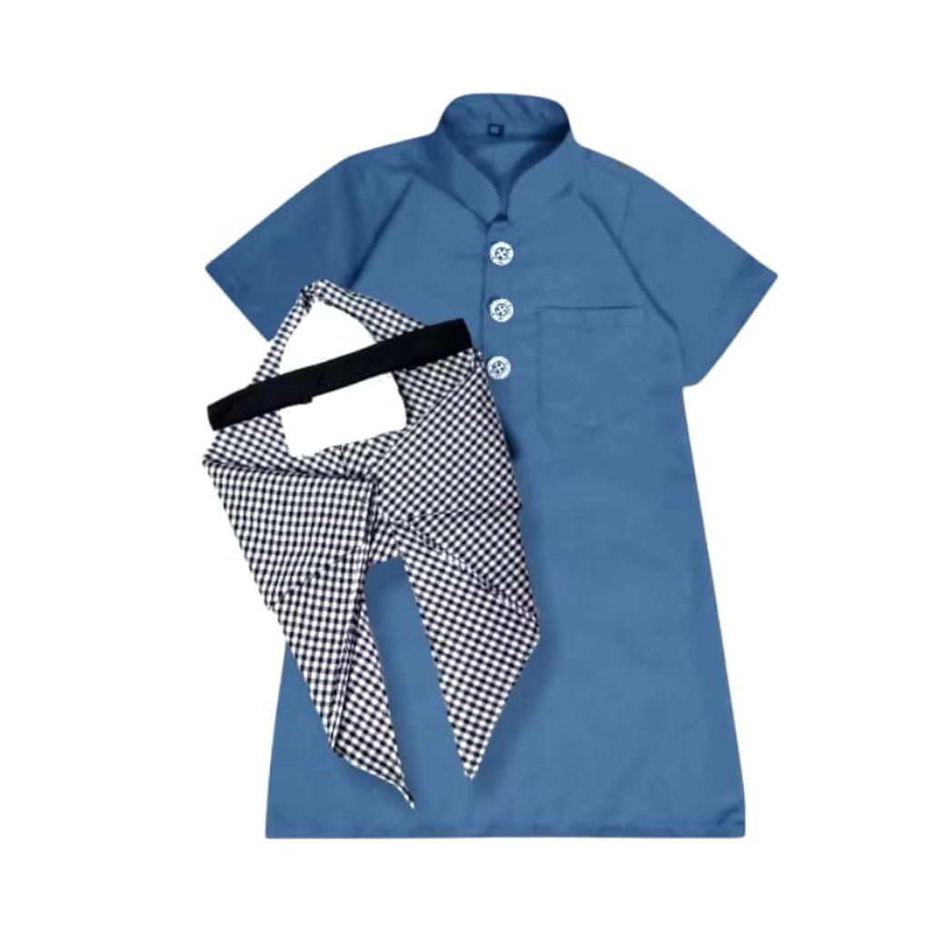 Baju koko gamis Turki jubah bayi polos kancing batok 0-2th gamis bayi baju bayi baru lahir jubah ana