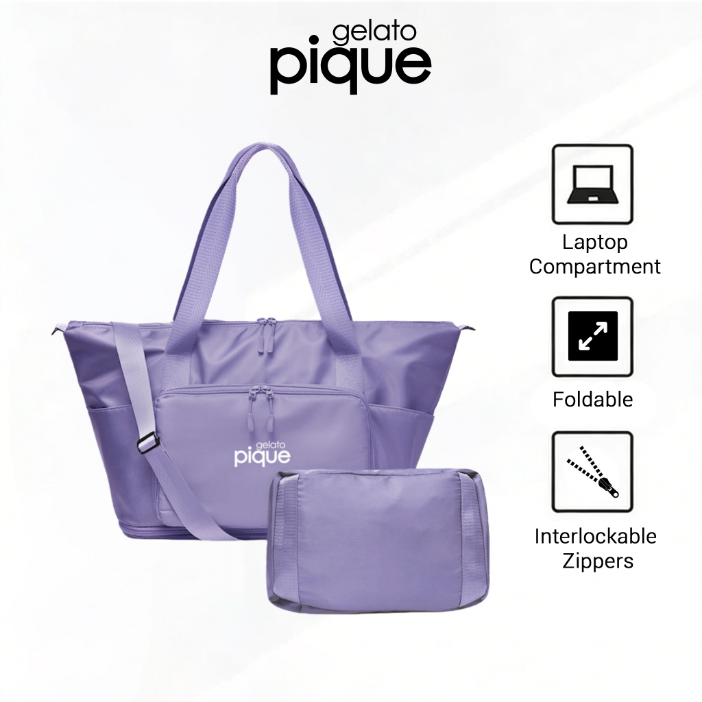 Tas Travel Warna Ungu Pria & Wanita 40L