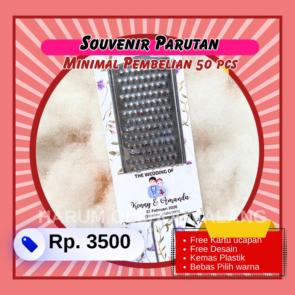 SOUVENIR HAJATAN/PERNIKAHAN MURAH PARUTAN KEJU