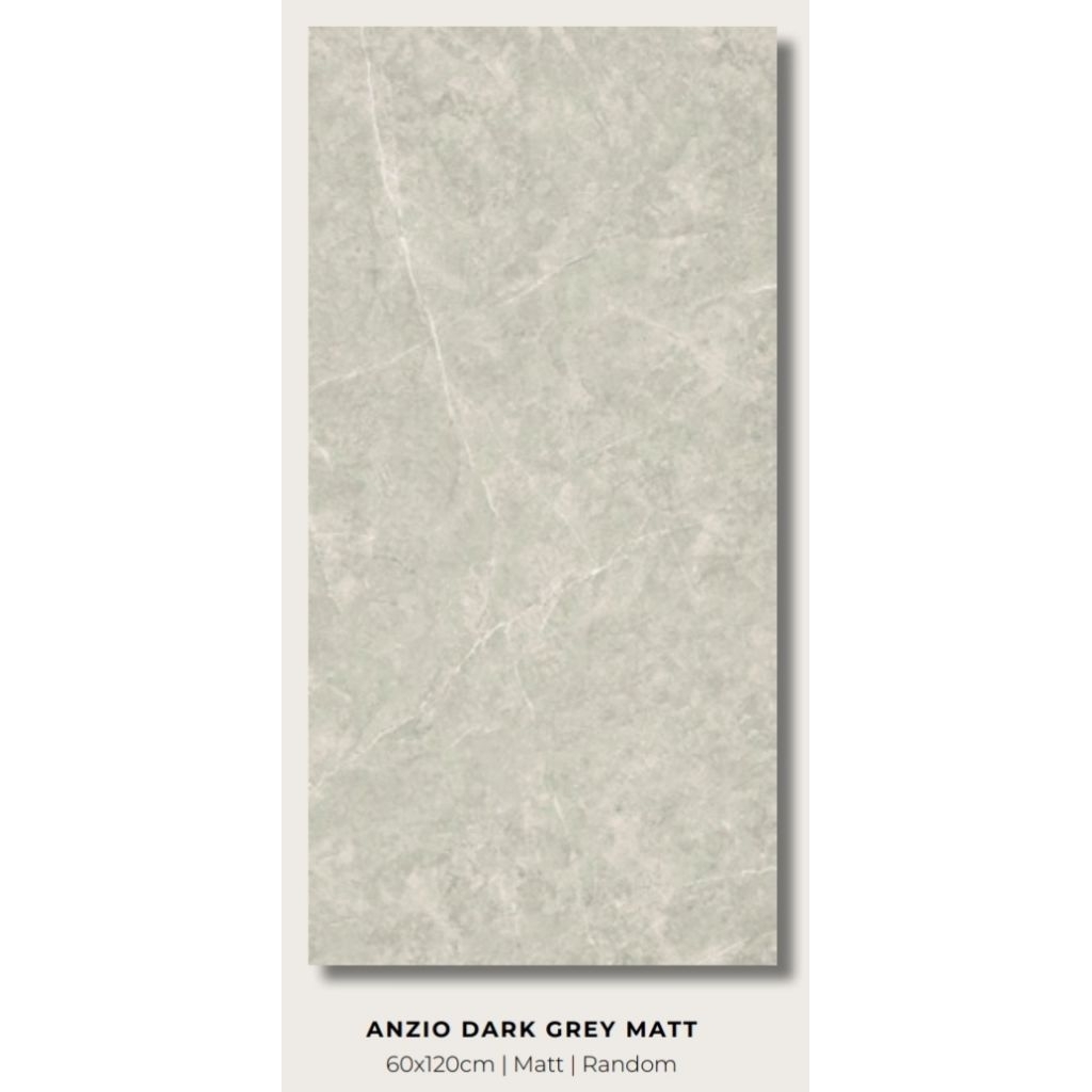 Granit Valentino Marble Anzio Light Grey, Dark Grey Matt 60x120