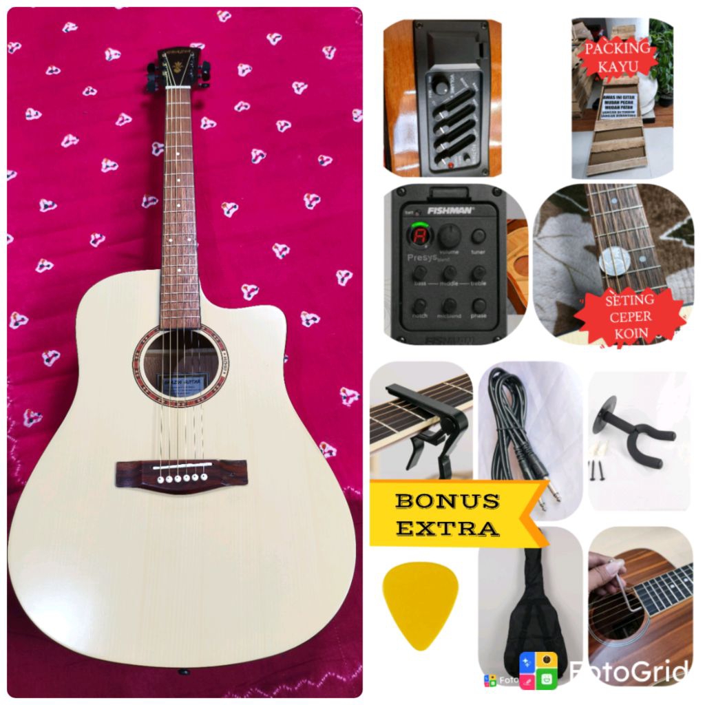 GITAR ORIGINAL GRAZIA GUITAR MODEL JMC 05 N