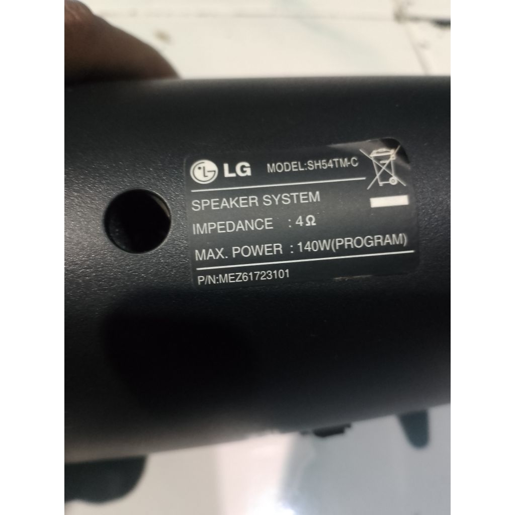 speaker center dan satelit Lg