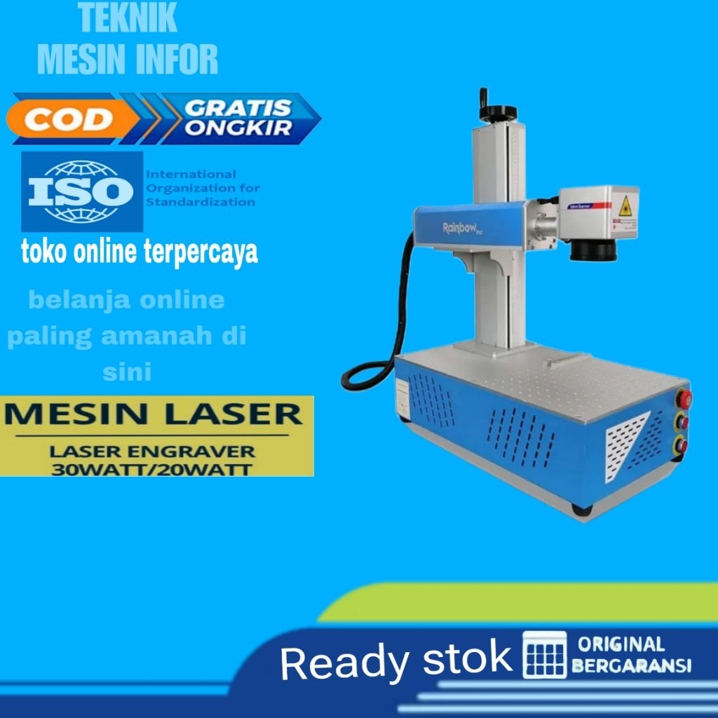 MESIN FIBER LASER ENGRAVER 30Wat /20wat TIPE ALL IN ONE (AIO) specified